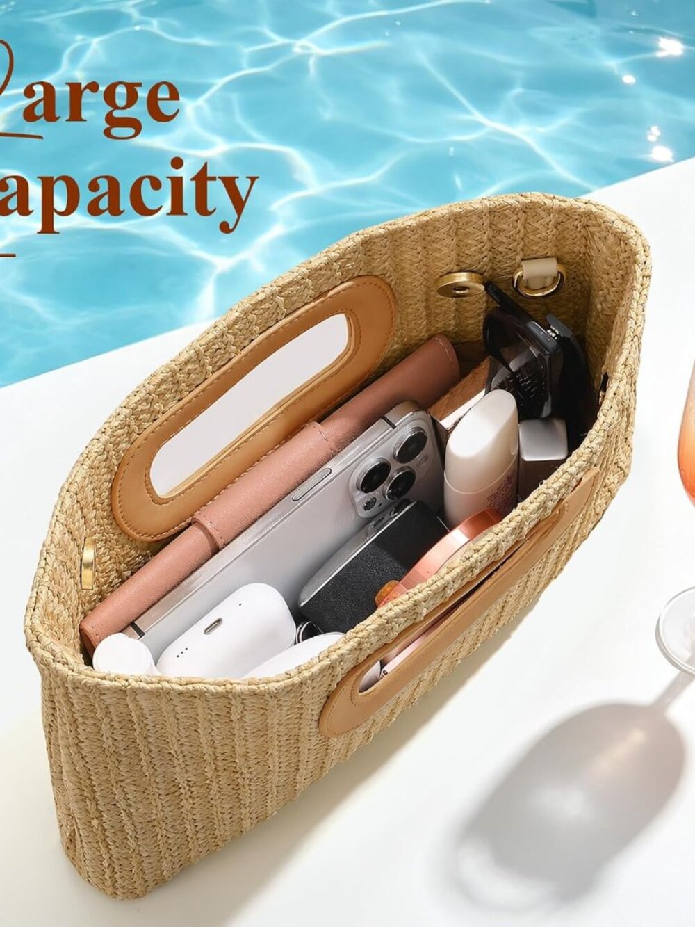 Clutch Purse for Women Evening Clutch Handbag for Wedding Party Formal Evening B - Picture 6 of 6